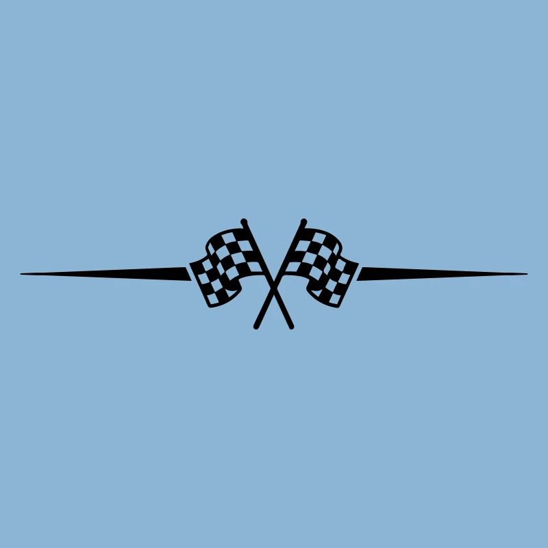 Icône de course de drapeau de course