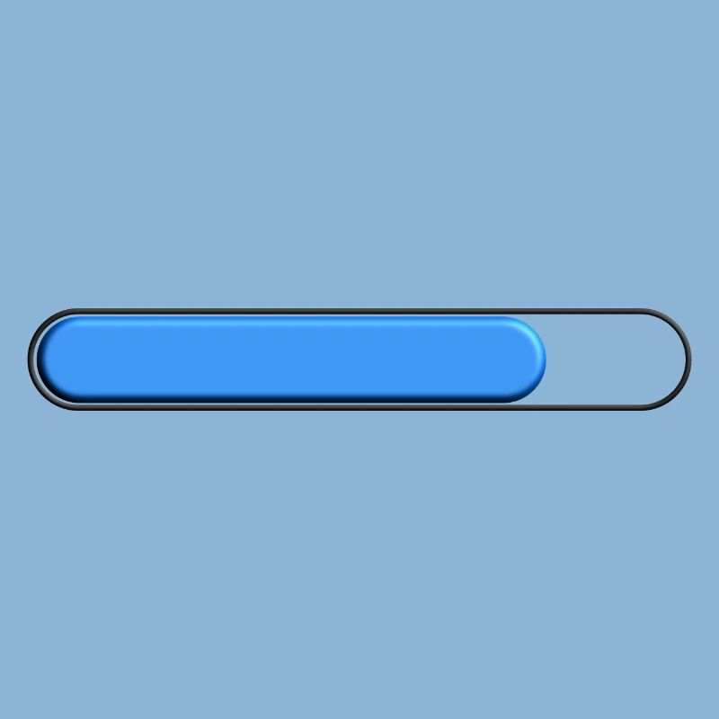 Average gauge Blue (three quarters)