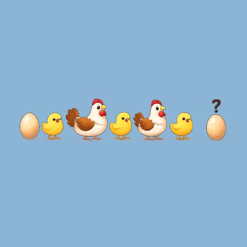 Evolution Ei-Küken-Henne-Darwin
