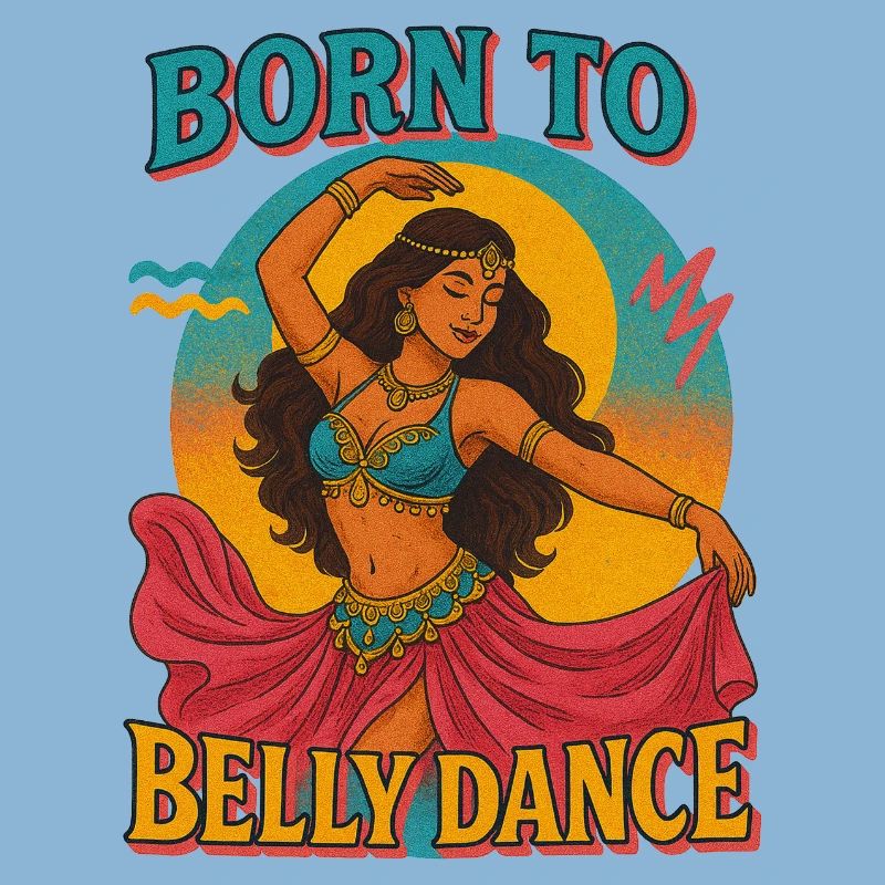 Belly Dance Inspired Boho Illustration