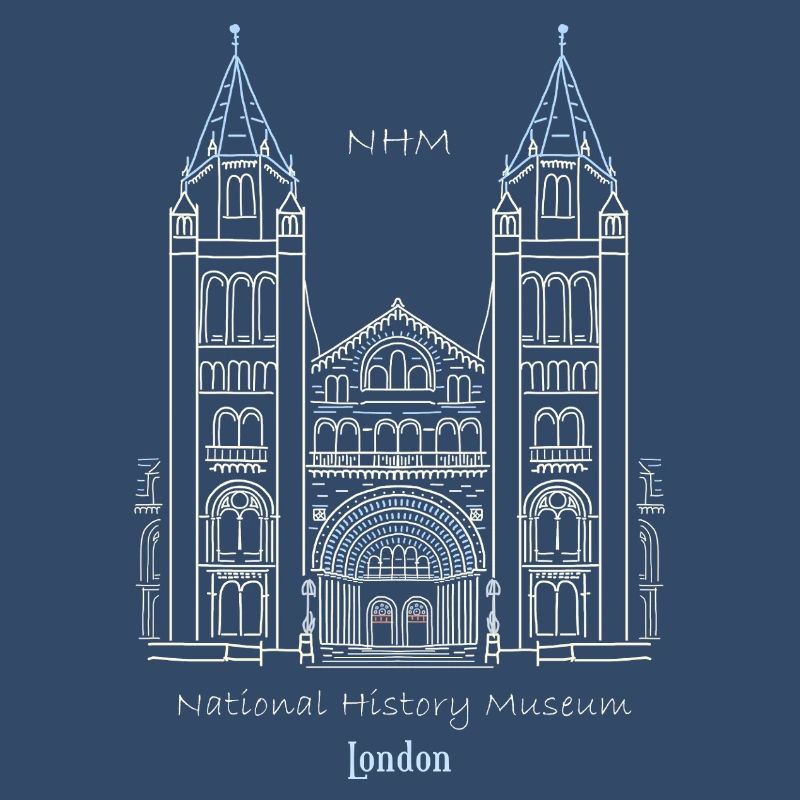 Londres, Musée d’histoire naturelle NHM, Dessin, Royaume-Uni