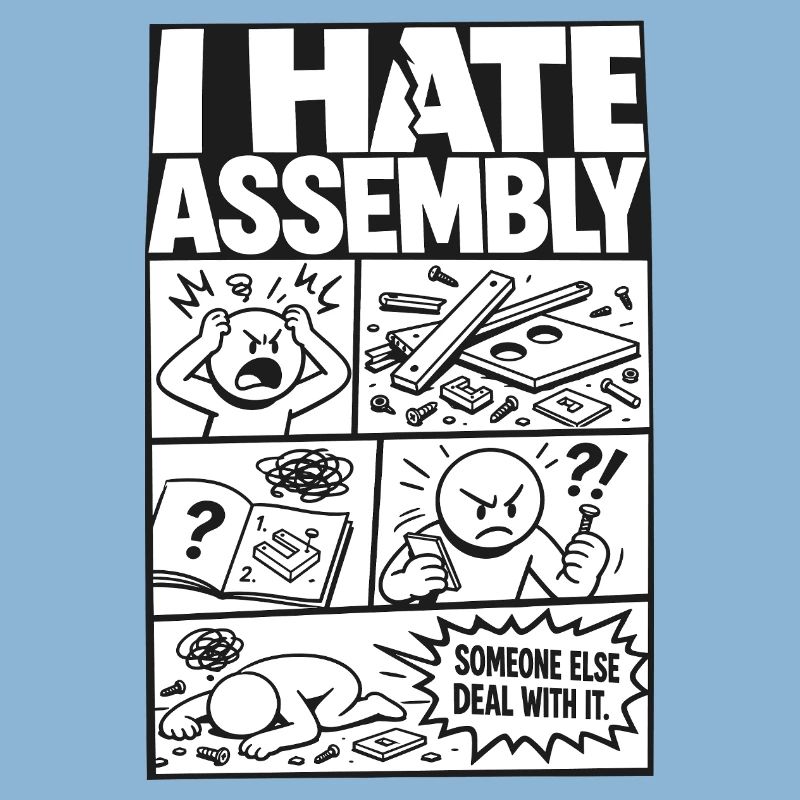 Je déteste les instructions d’assemblage