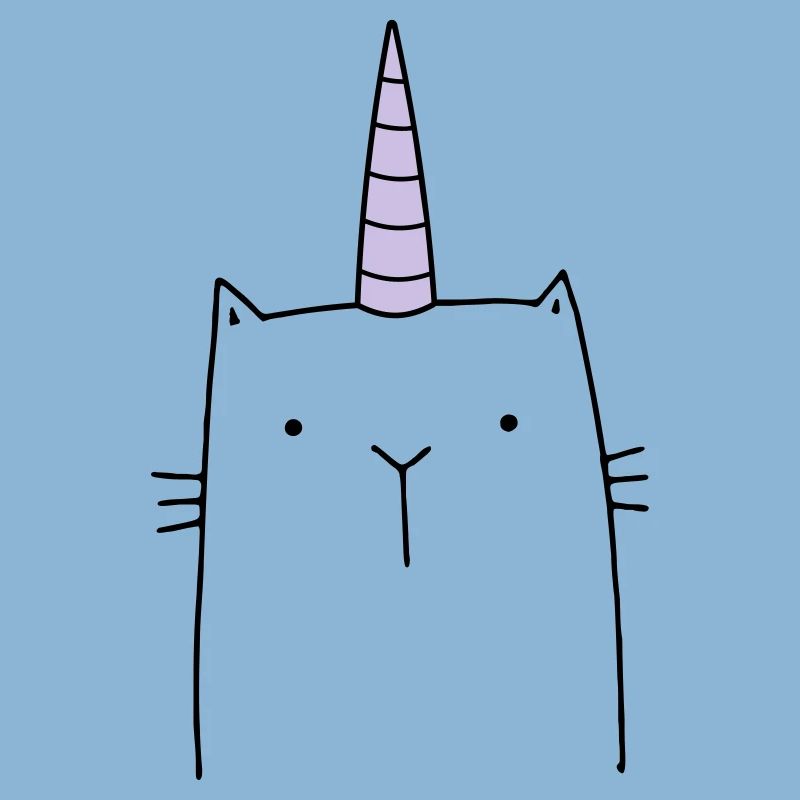 Cadeau mignon chat licorne
