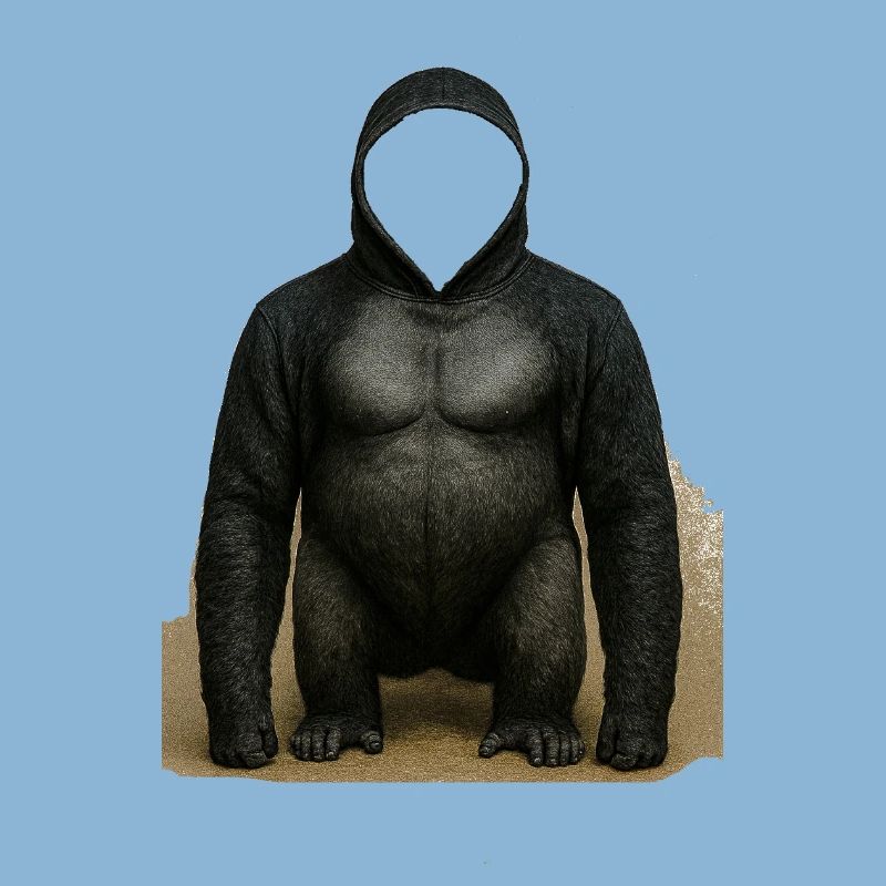 Shadow Gorilla Kapuzenpullover Design