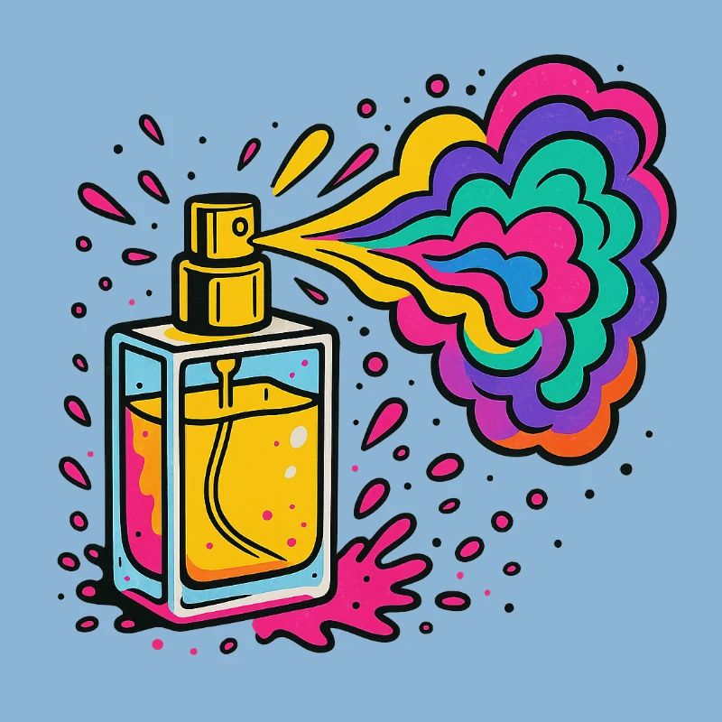 Neon Parfüm Farbexplosion