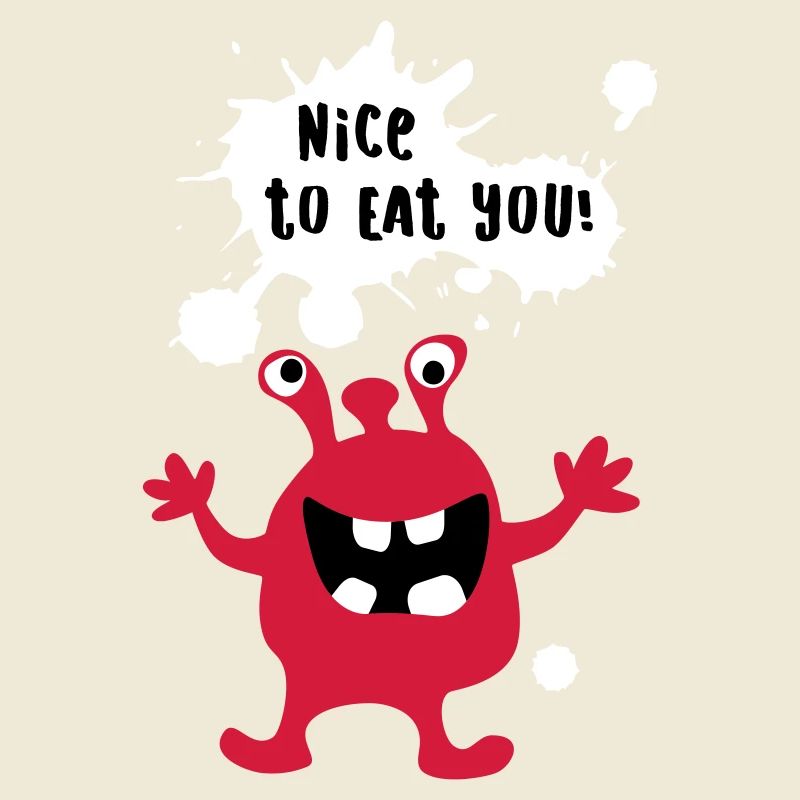 Monster coole Comics Quotes lustig Fun