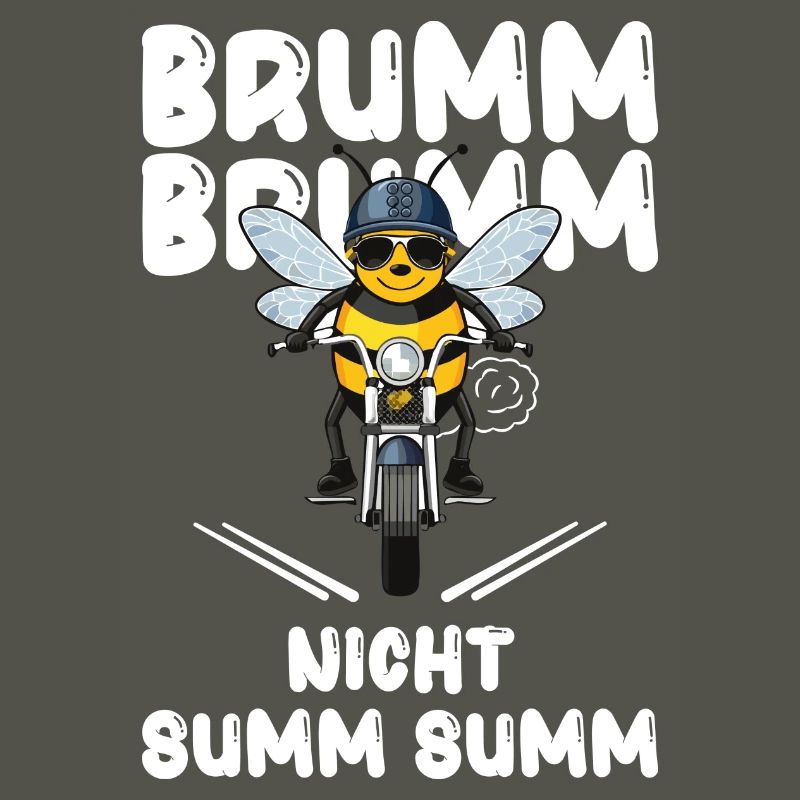 Bee Motorcycle Buzz Buzz Not Buzz Buzz White