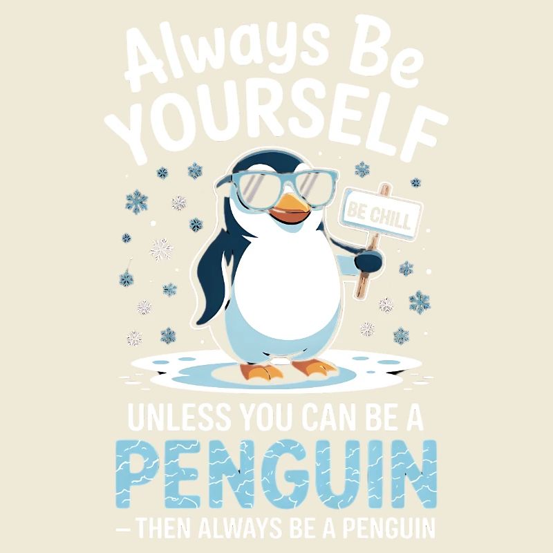 Sei immer du selbst, es sei denn, du kannst ein Pinguin sein