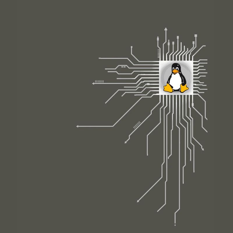 platine Pinguin Core Herz Computer pc Nerd program