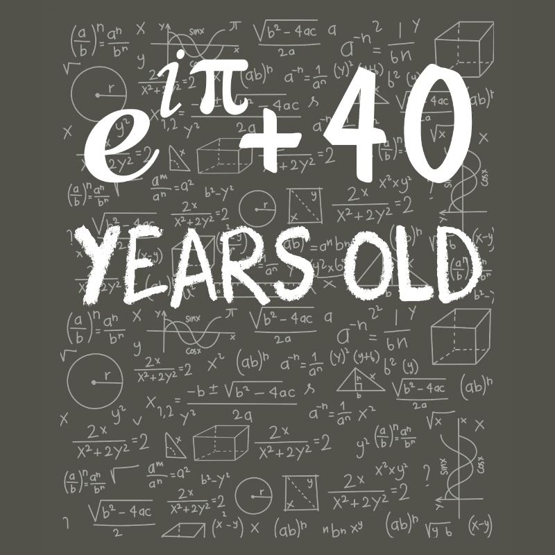 39th Birthday 39 Years Euler Identity Math Gift