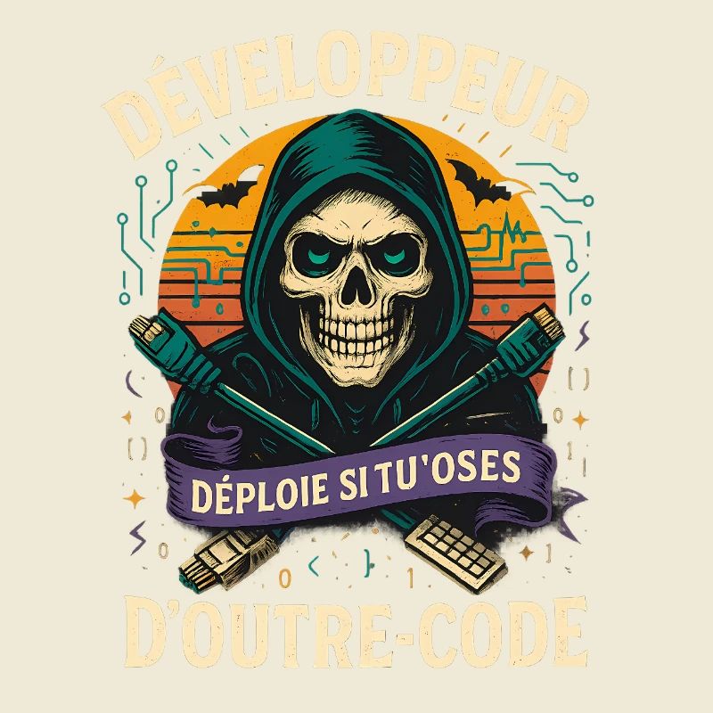 Web Developer - Halloween Skull