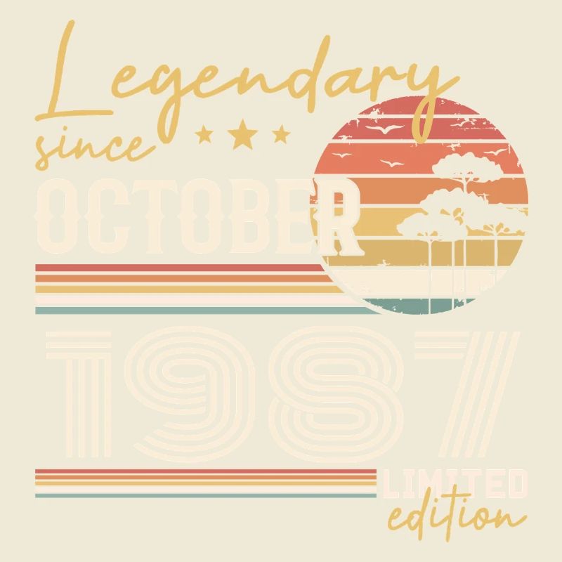 October 1987 Gift - Awesome Since October 1987