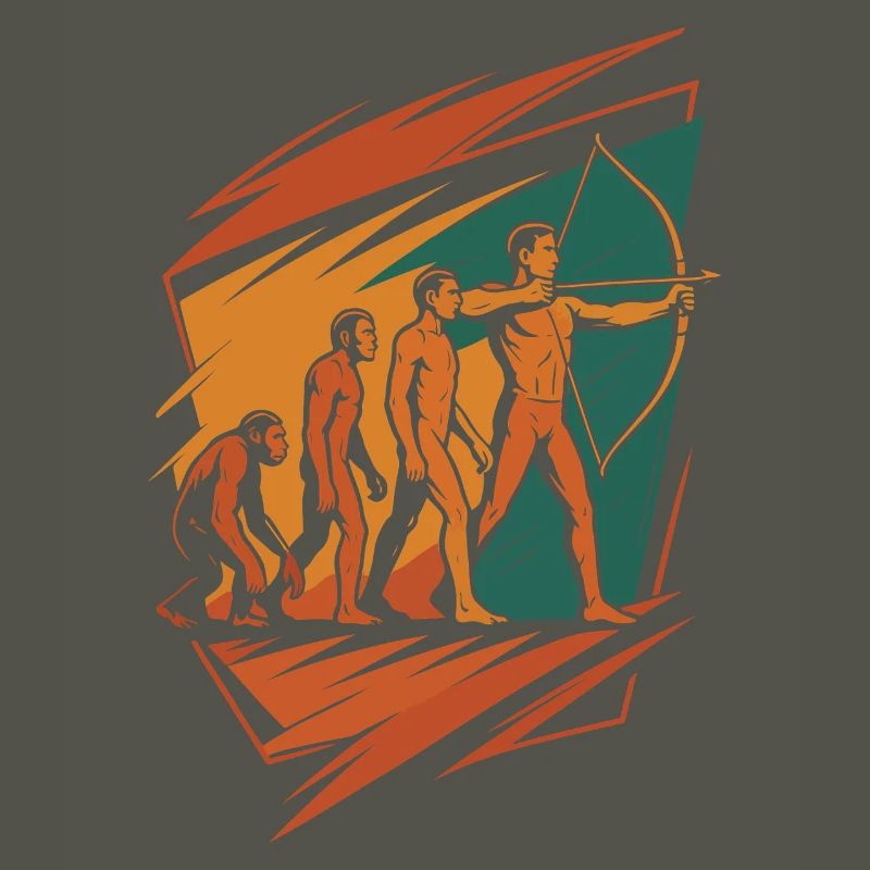 Évolution du tir à l'arc Archer Arc Cible