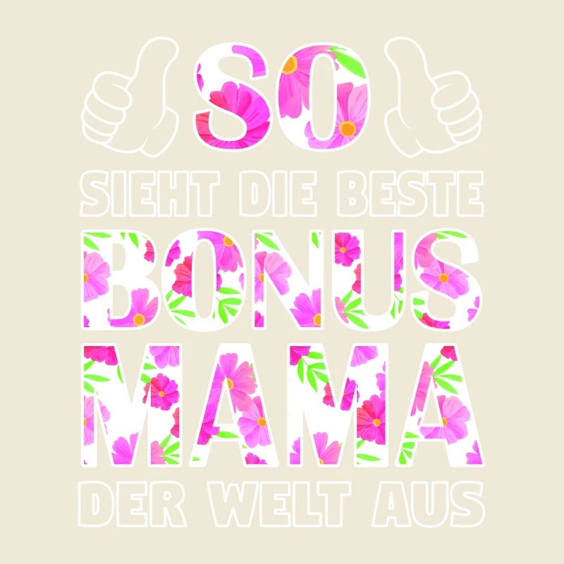 Bonus Mama Mutter Stiefmutter Muttertag Geschenk