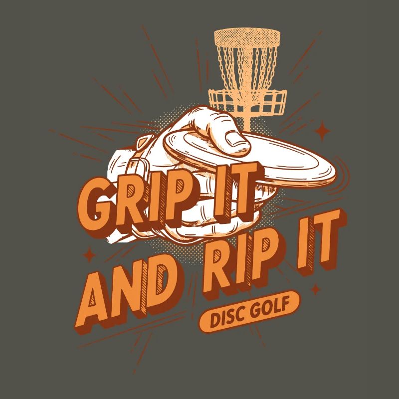 Grip It And Rip It Disc Golf Funny Disc Golf