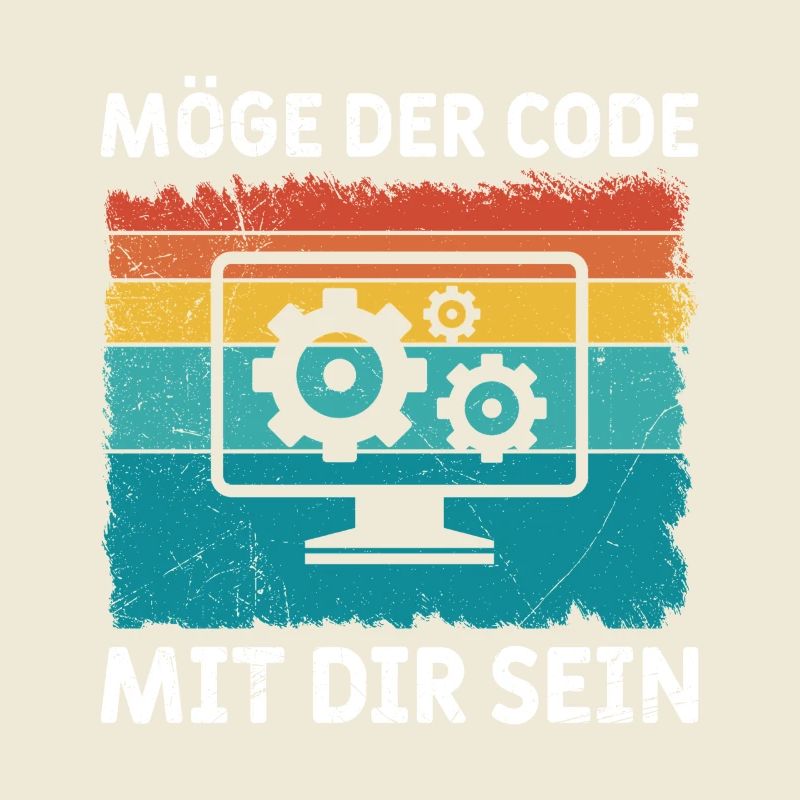 Nerd Computer MAY THE CODE BE WITH YOU FUNNY