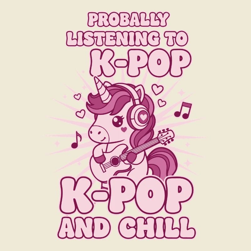 Probablement en train d’écouter du K-Pop et du Chill Unicorn