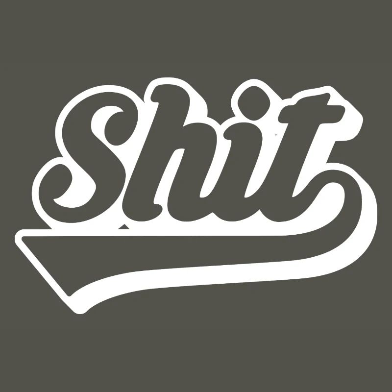 Merde Rétro Script