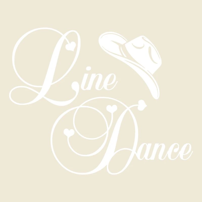 Line Dance Script Logo