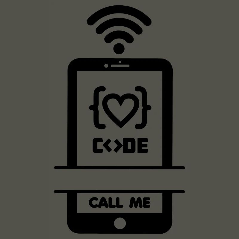 Codiste Appelez-moi code téléphone coeur
