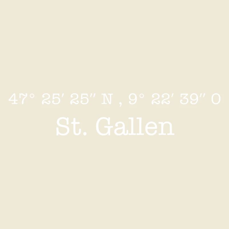 Coordinates St. Gallen