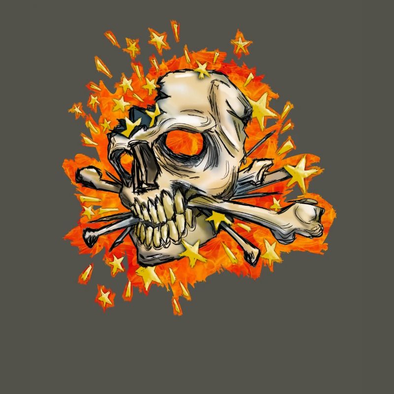 exploding skull