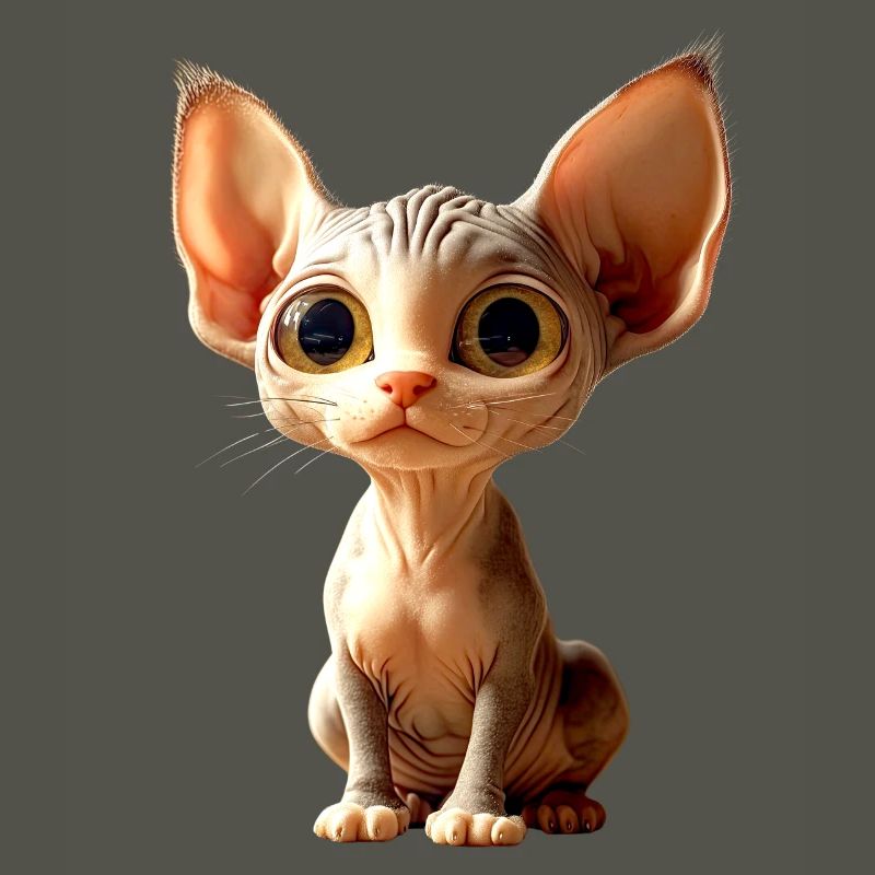Chat Sphynx Chat Sphynx Chat Canadien Mignon Sphinx