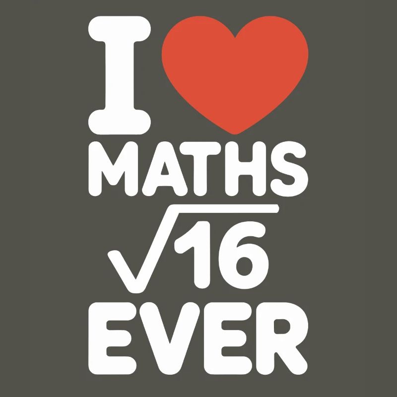 Math J’adore les maths Maths Nerd Professeur de mathématiques
