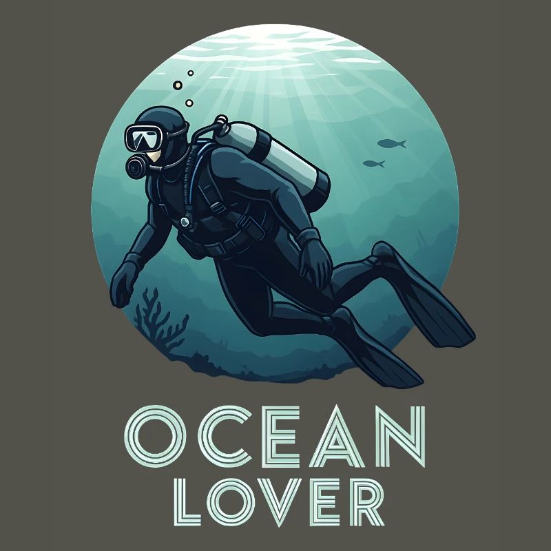Plongeur amoureux de l’océan