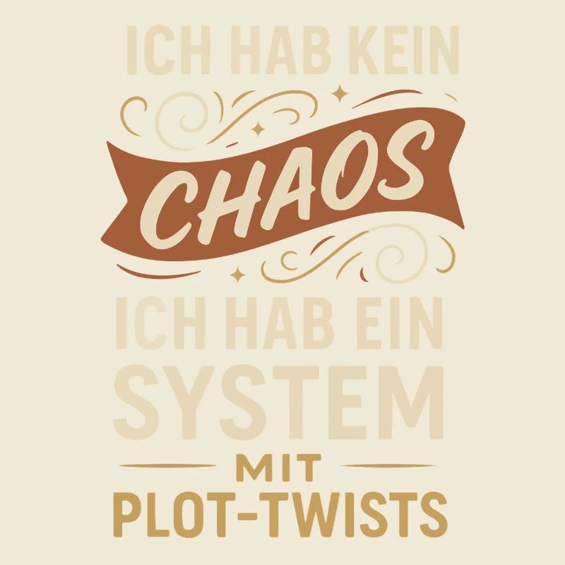 No Chaos – A System with Plot Twists Saying