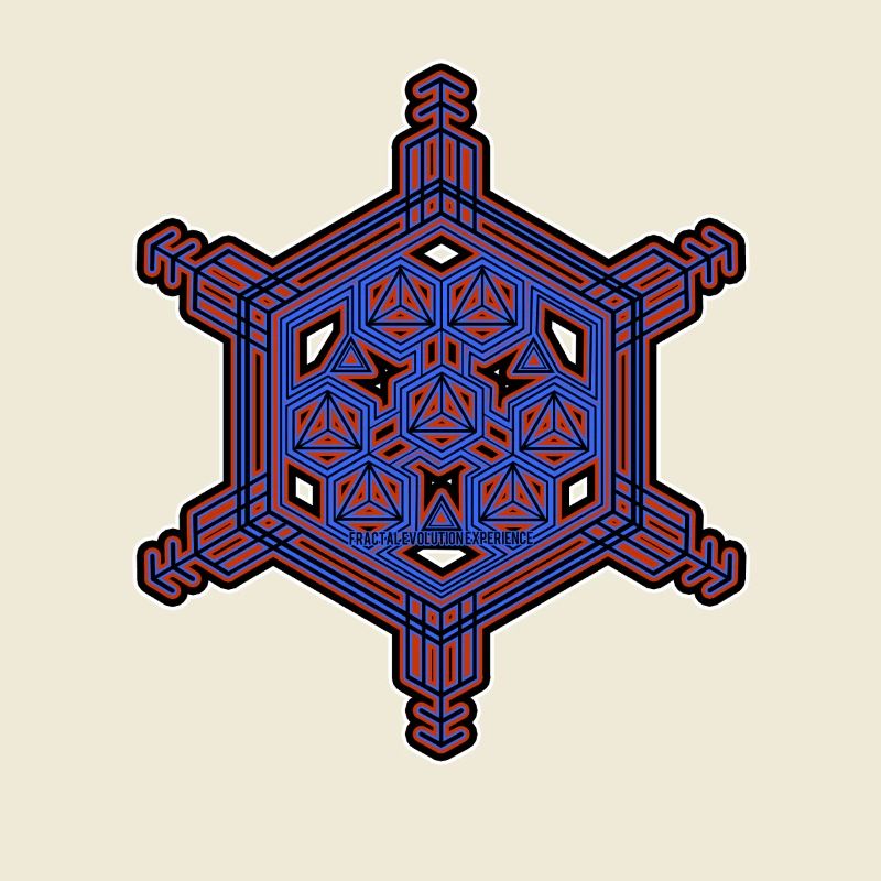 Fractal Evolution Experience Star Hexagon Pattern