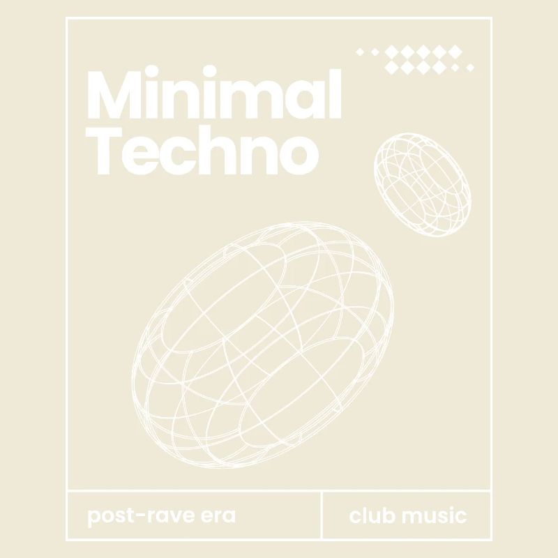 Conception minimale des sphères musicales techno