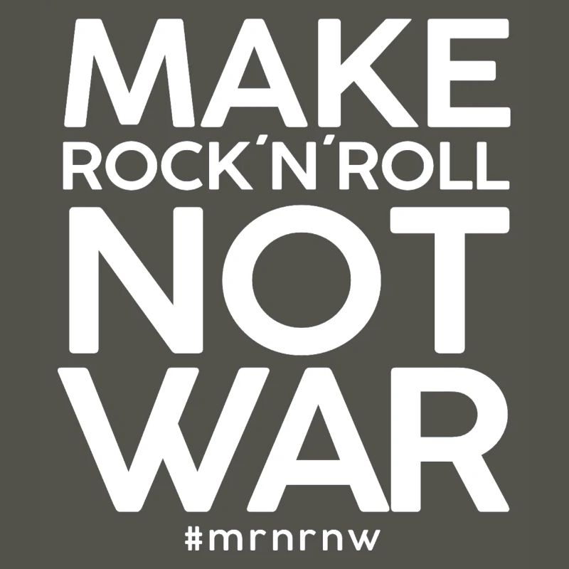 MAKE ROCK 'N 'ROLL NOT WAR Version classique 2014
