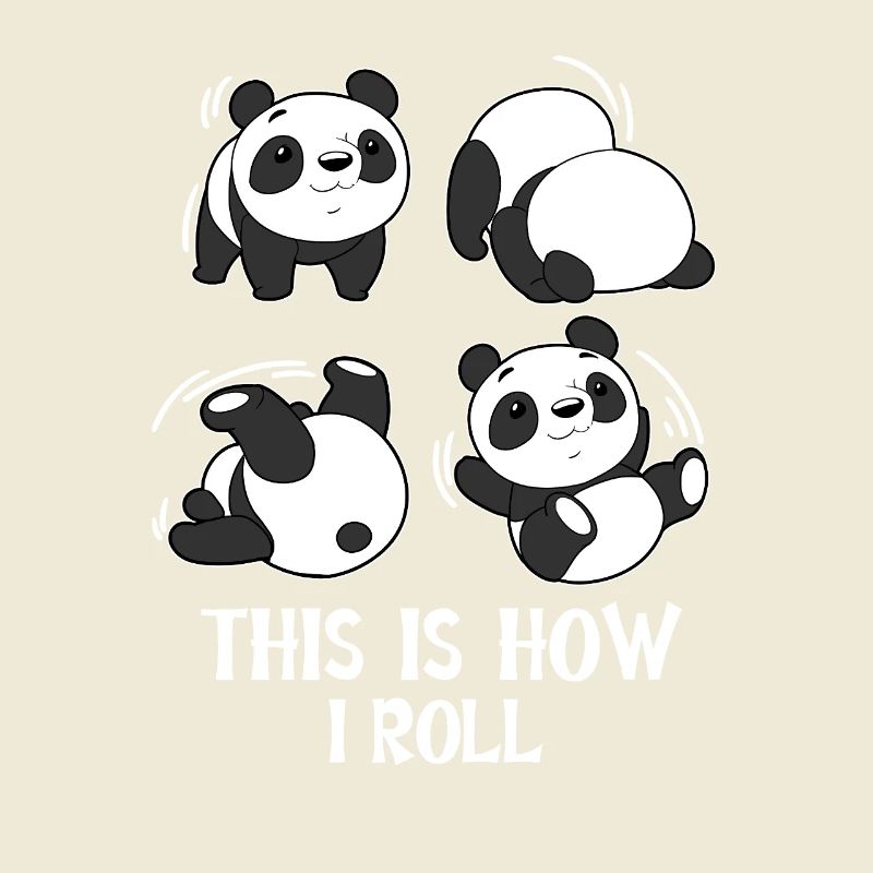 Panda Roll Somersault Roller Gymnastics