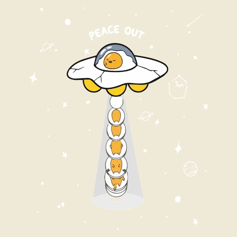 Peace Out UFO Eggs