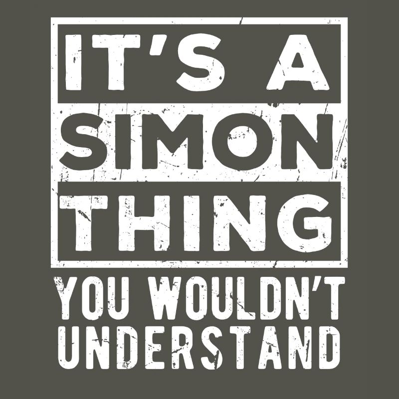C’est une chose de Simon que tu ne comprendrais pas