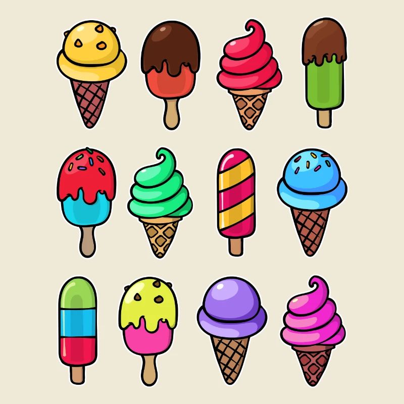 Glace Crème Glacée Snacking Summer Sun Vacation Chilling