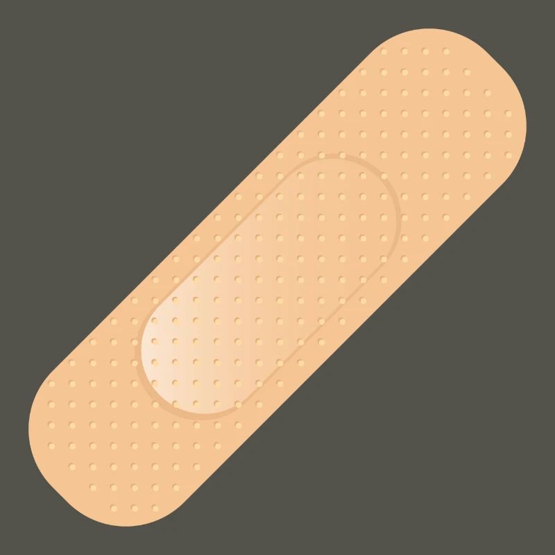 simple sticking plaster as a design element