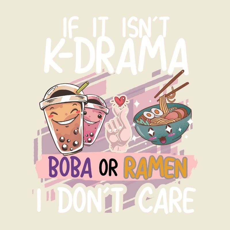 K-Drama Boba oder Ramen Design