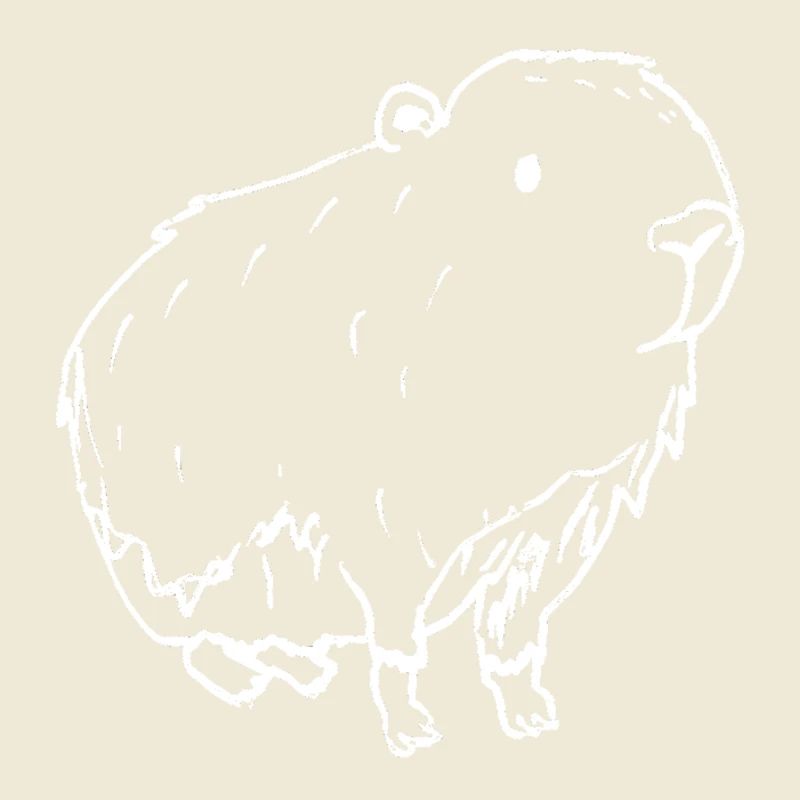 Blanc abstrait de Kapybara