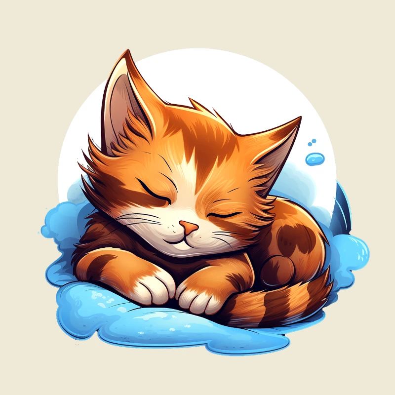 Cat Cuddle Dream on Cloud - Cat