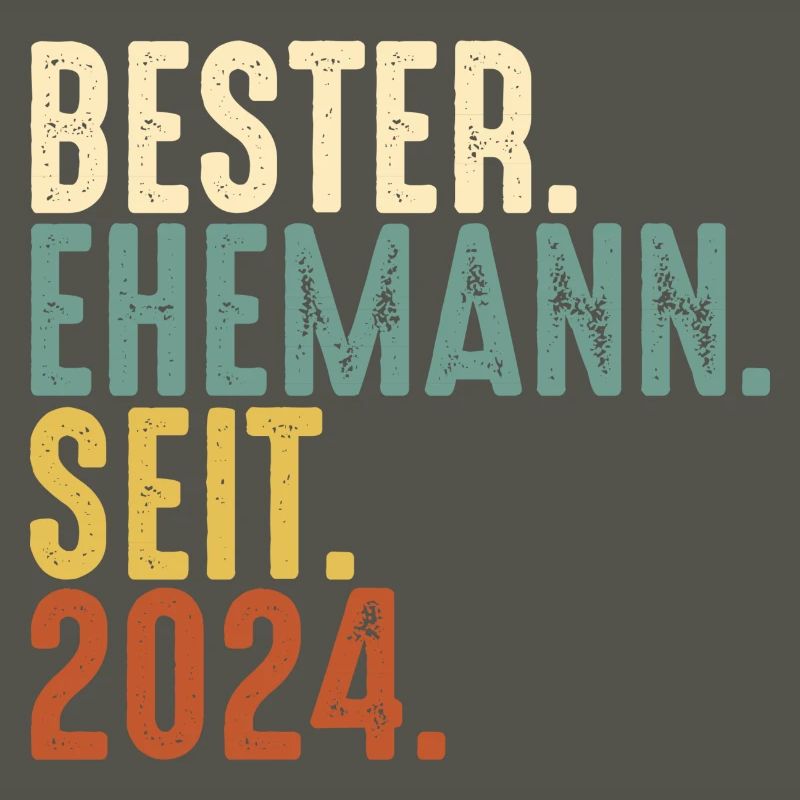 Bester Ehemann seit 2024 Ehe Hochzeit Verheiratet