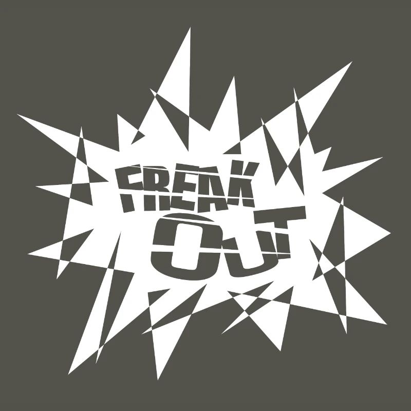 Angular Explosion Burst Text