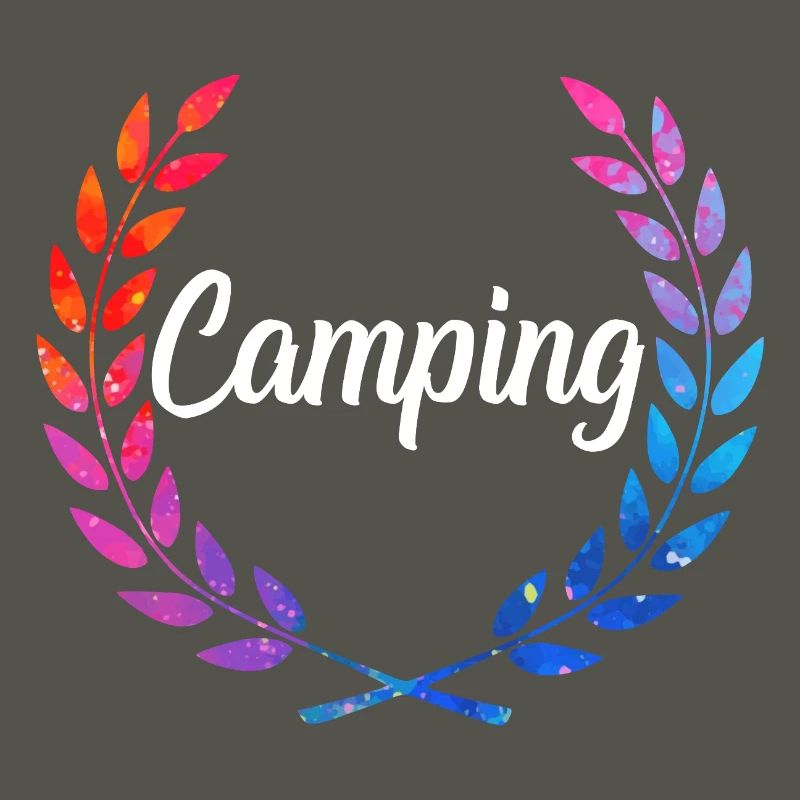 Camping Couleur Laurel Script