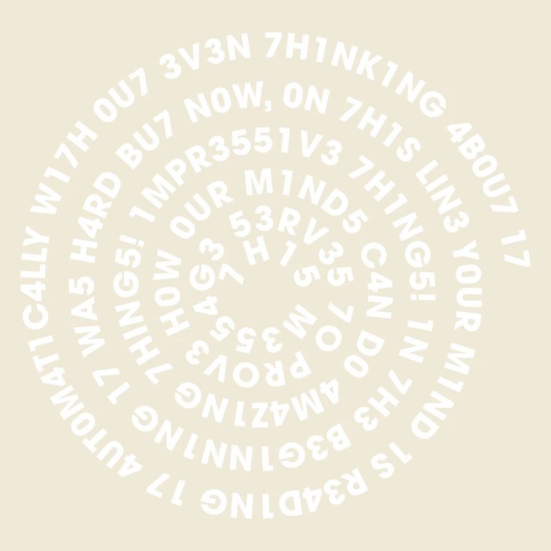 Spirale Leetspeak – Nerd Code 1337 Geek Design