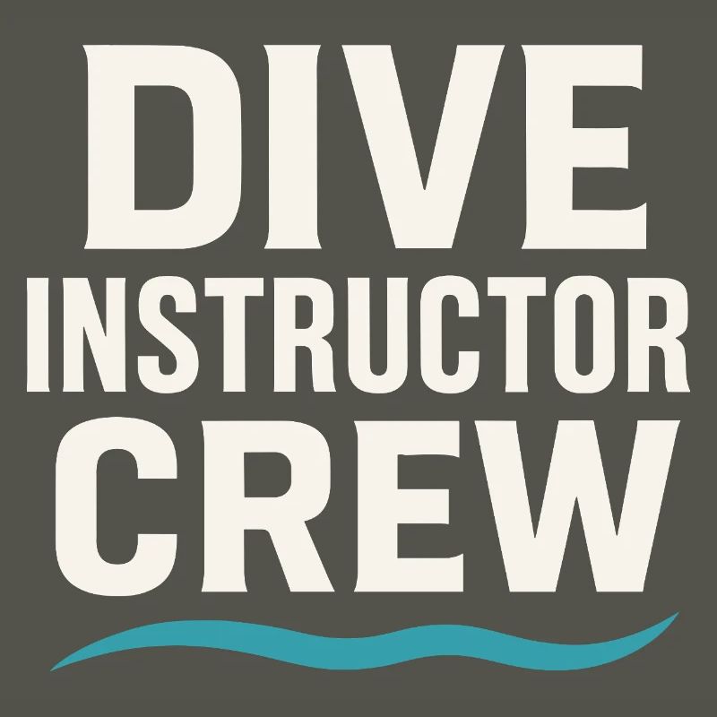 Scuba Instructor Dive Crew Pride Teaching