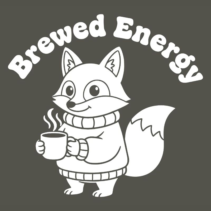 KaffeeFuchs Pullover Motiv