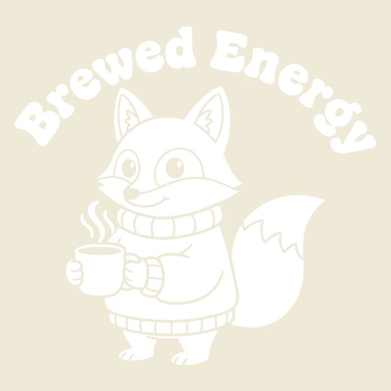 Modèle de pull Coffee Fox