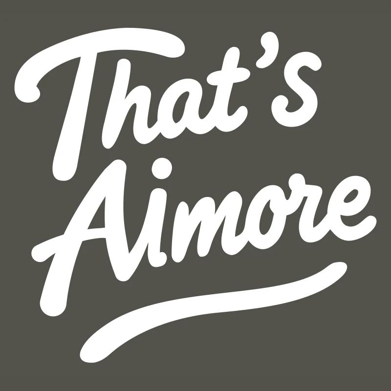 « C’est AiMore » Chemise à jeu de mots blanc