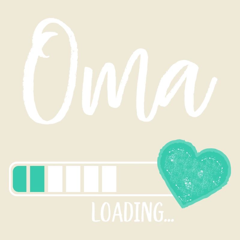 Oma Loading Herz Enkel Junge Werdende Großmutter